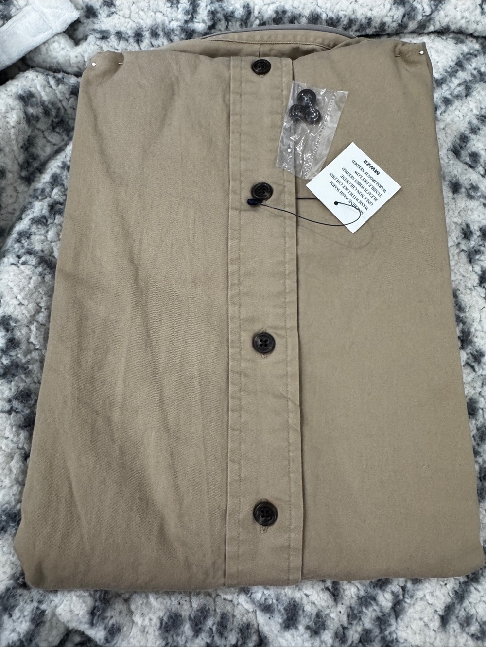 NEW XL Ralph Lauren Men’s Tan Brown Button-Down Casual Custom fit Shirt - Picture 10 of 10